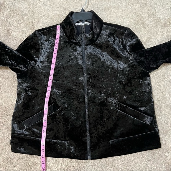 Rachel Roy Velvet Bomber Jacket 2X - Picture 8 of 8